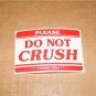 Do Not Crush - Shipping Box Handling Labels 2" x 3" - 20 Qty