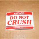 Do Not Crush - Shipping Box Handling Labels 2" x 3" - 40 Qty