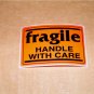 Fragile - Handle With Care - Red Labels 2" x 3" - 20 Qty
