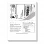 50 Half Sheet Self Adhesive Shipping Labels (2 Per Page)
