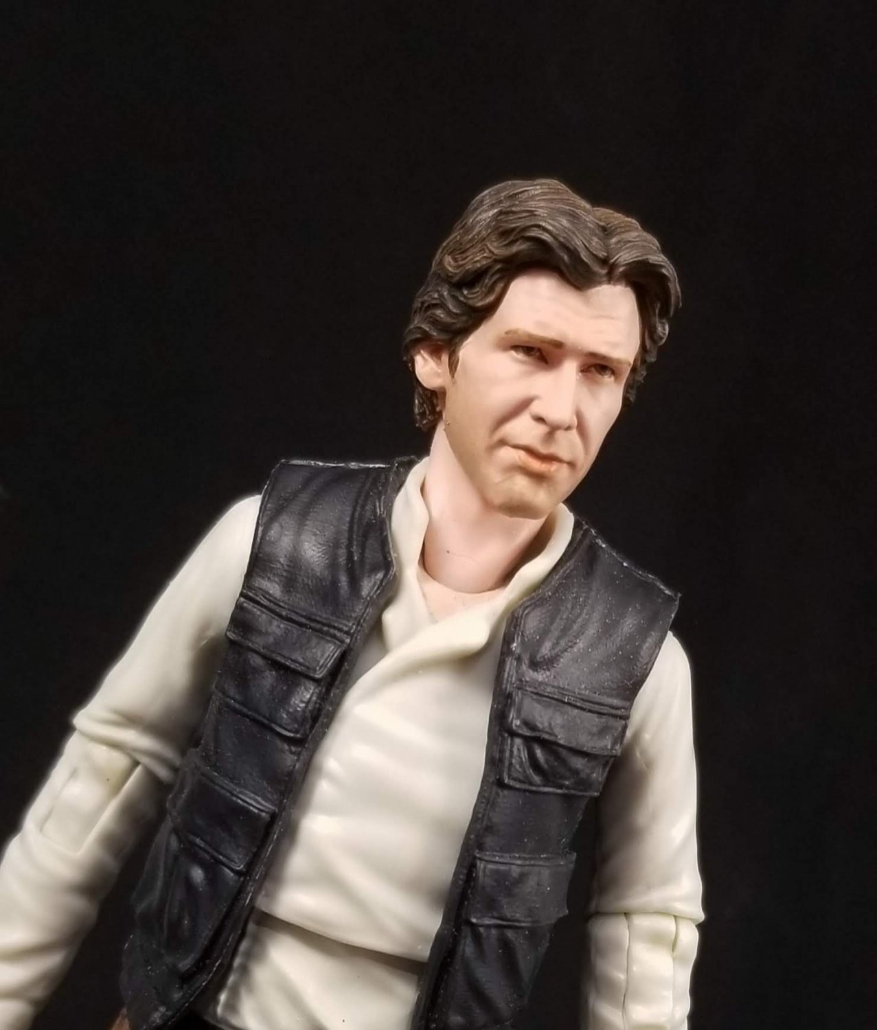 Han Solo(Hand Painted, Head Only, Fitted For Black Series)(Sale!)