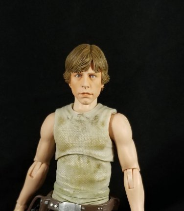 HT ESB Luke(Hand Painted, Head Only, Fitted to Black Series)(Sale!)