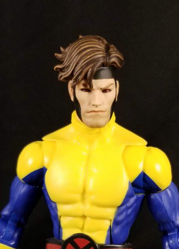 (Fanplastic Original)Gambit Head(Hand Painted, Fitted for Legends, Head Only)