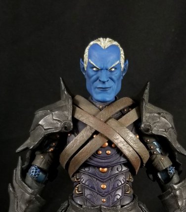 STL Customs Adam(Drow)(Hand Painted, Fitted for Mythic Legions, Head Only)