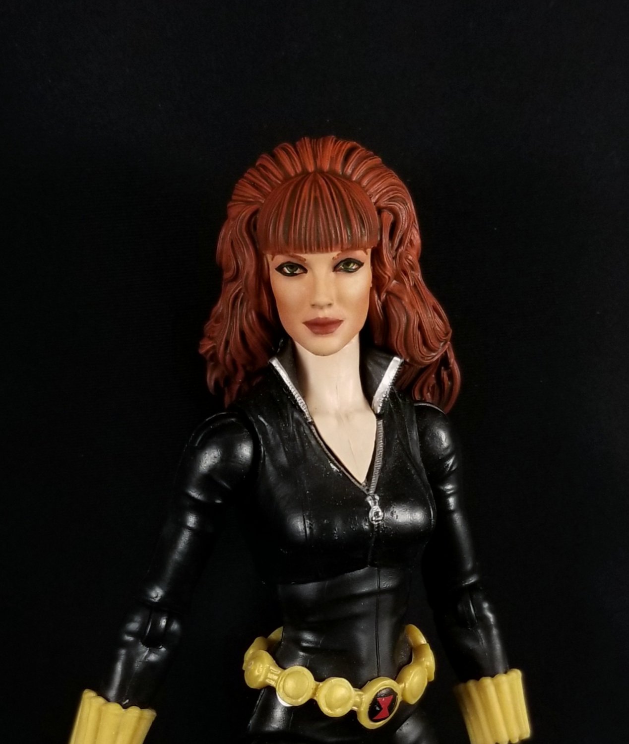 STL Customs Black Widow(Hand Painted, Head Only, Fitted to Legends)(Sale!)