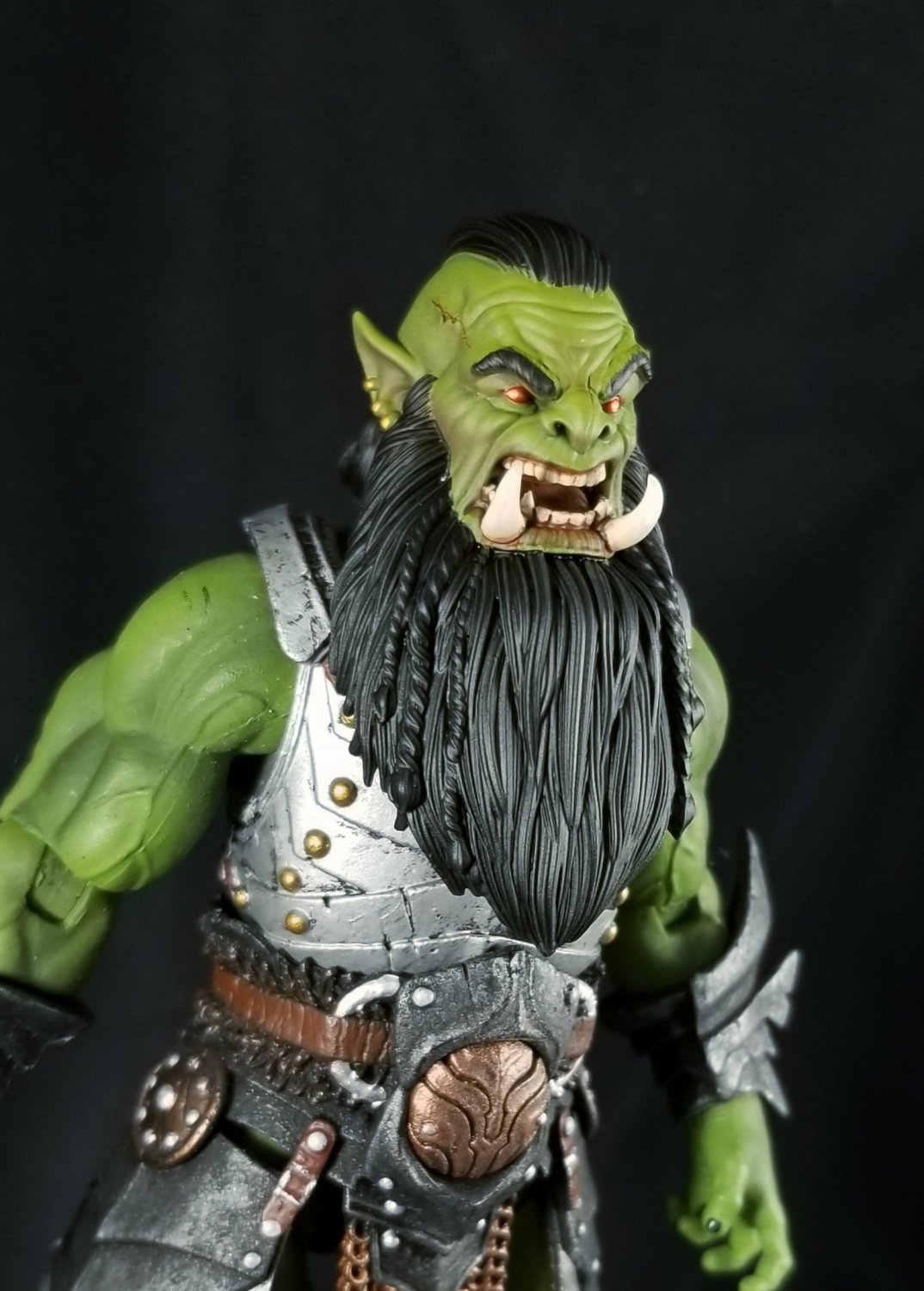 (jason_demon_3d_studio)Orc Big Beard(Hand Painted, Fitted for Mythic ...