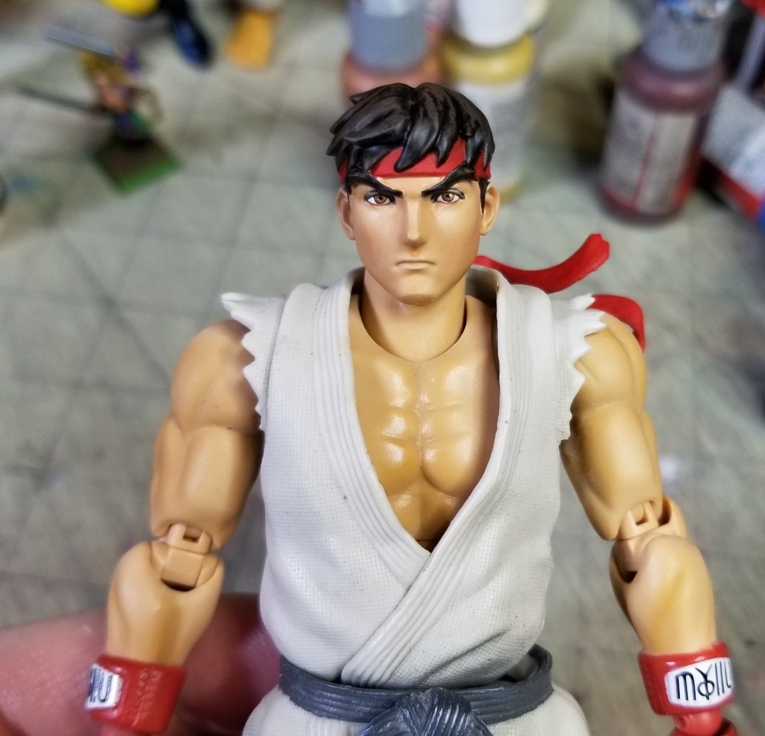 (VarellianCustoms)Ryu(Hand Painted, Fitted for Figuarts)