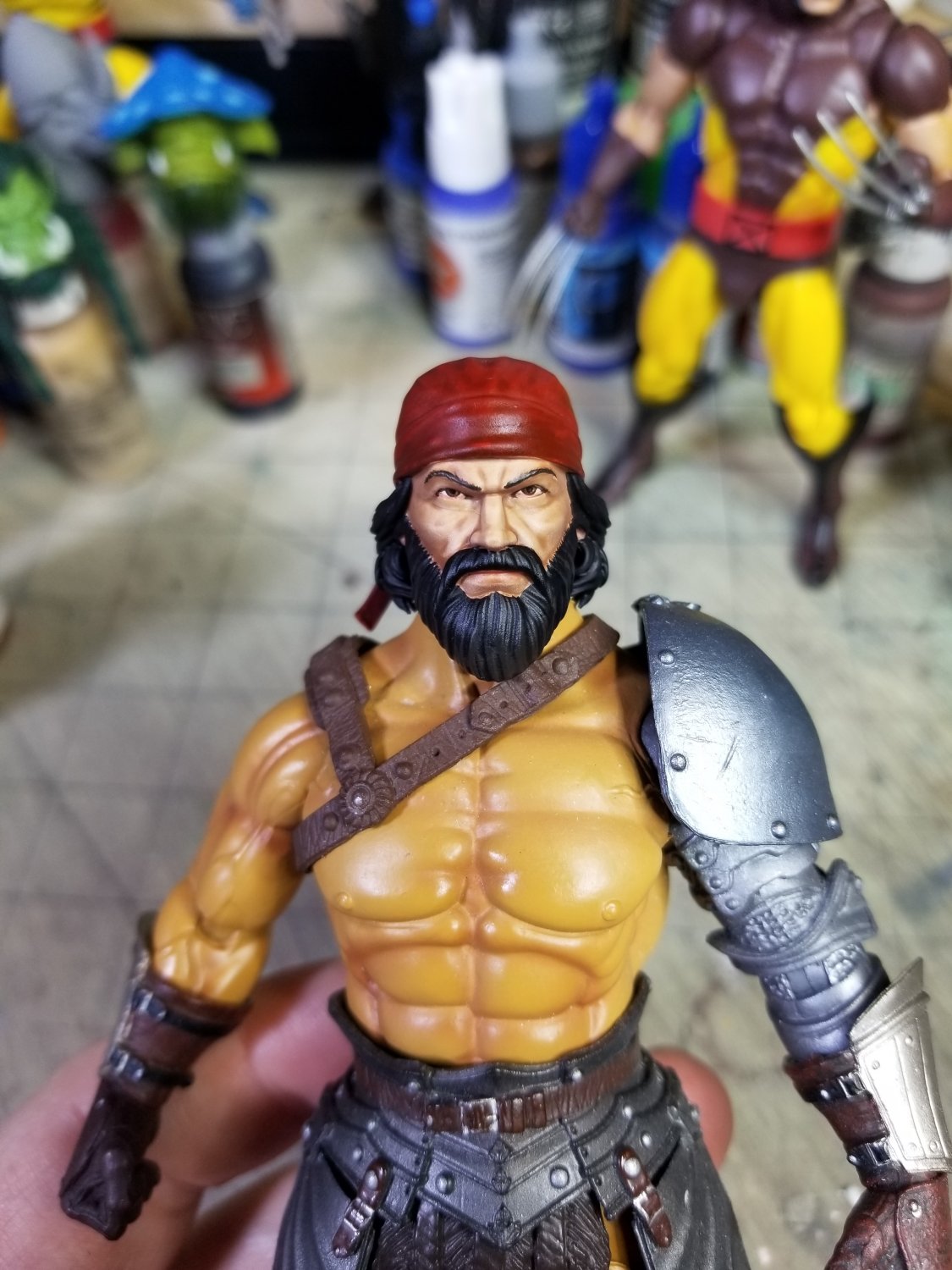 (Donman Art)Pirate(Hand Painted, Fitted for Legions, Head Only)(SuperSale!)