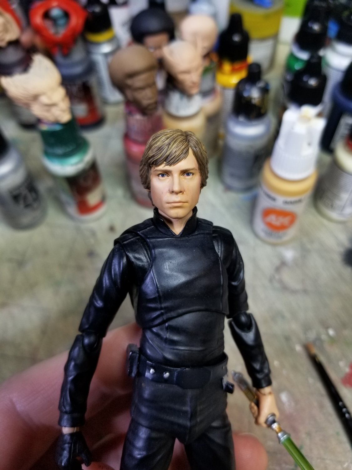 (FRKN)Luke(Hand Painted, Fitted for Figuarts, Head Only)(SuperSale!)