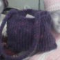 loom knitted set.. lavender
