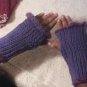 loom knitted set.. lavender