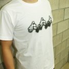 Skulls in Korean alphabet / FREESHIP / S U P E R - S O F T Men Women Unisex  t-shirt  : Large