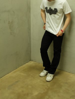 Korean alphabet MIXING Men Women Unisex White t-shirt - Steam Cool Punk :Large