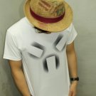 Korean alphabet Angry face / FREESHIP  Men Women Unisex White t-shirt - Steam Cool Punk : Large