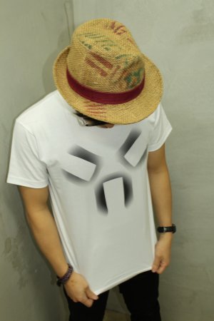 Korean alphabet Angry face / FREESHIP  Men Women Unisex White t-shirt - Steam Cool Punk : Large