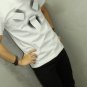 Korean alphabet Angry face / FREESHIP  Men Women Unisex White t-shirt - Steam Cool Punk : XLarge