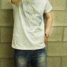 Korean inside Skull HEAD  / FREESHIP  Men Women Unisex White t-shirt - Steam Cool Punk : XLarge