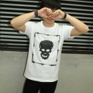 Skull in bamboo square / SUPER SOFT TEE / FREESHIP  Unisex Men t-shirt - Steam Cool Punk : Large