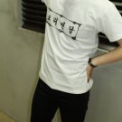 Oriental as Korean in bamboo -Men Women Unisex White t-shirt - FREESHIP : Small