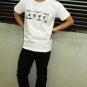 Oriental as Korean in bamboo -Men Women Unisex White t-shirt - FREESHIP : XLarge