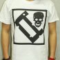 SUPER SOFT Men t shirt - FREESHIP/ Steam PUNK / Skull Locked in Square : Small