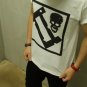 SUPER SOFT Men t shirt - FREESHIP/ Steam PUNK / Skull Locked in Square : Large