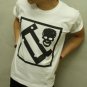 SUPER SOFT Men t shirt - FREESHIP/ Steam PUNK / Skull Locked in Square : Large