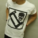 SUPER SOFT Men t shirt - FREESHIP/ Steam PUNK / Skull Locked in Square : XLarge