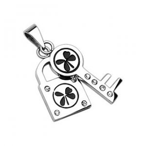 Lock and Key Pendant
