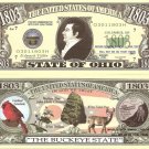 OHIO THE BUCKEYE STATE 1803 DOLLAR BILLS x 2 OH