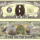 NEVADA THE SILVER STATE 1864 DOLLAR BILLS x 2 NV