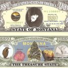 MONTANA THE TREASURE STATE 1889 DOLLAR BILLS x 2 MT