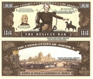 MEXICAN WAR 1846 - 1848 WINFIELD SCOTT DOLLAR BILLS x 2