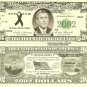 9/11 COMMANDER BUSH 2002 REMEMBRANCE DOLLAR BILLS x 2