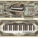 Keyboard Piano Right to Rock and Roll Dollar Bills x 2 Musical Instrument