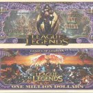 League of Legends Lead Me To Battle Million Dollar Bills x 2 Arena Video Game