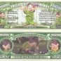 Snow White Seven Dwarfs Commemorative Million Dollar Bills Set of 16 1937 Film