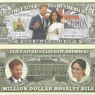 Prince Harry Meghan Markle Duke Duchess Sussex Royalty Million Dollar Bills x 2