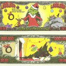 How The Grinch Stole Christmas Million Dollar Bills x 2 United States America