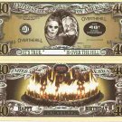 40th Birthday Over the Hill Dollar Bills x 2 Happy 40 Forty Fortieth Gift New