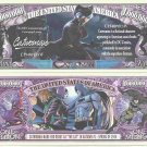 Catwoman Comic Book Super Villain Million Dollar Bills x 2 Batman The Cat Gotham