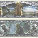 Yoda Star Wars Jedi Master Judge Me By My Size Do You Million Dollar Bills x 2