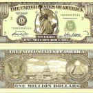 Million Billion Trillion Zillion American Dollar Bills Set of 8 Eagle Liberty