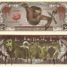 Zombie Apocalypse One Million Dollar Bills x 2 Undead Monsters