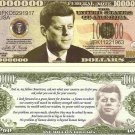 John F Kennedy Commemorative Million Dollar Bills x 2 United States President JFK