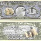 Polar Bear Ursus Maritimus Carnivorous Land Mammal Million Dollar Bills x 2 Facts