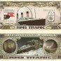 RMS Titanic Commemorative One Million Dollar Bills x 2 White Star Line 1912 New
