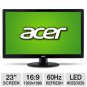 23" LED Acer S S230HL Abd LED LCD Monitor -Black DVI (HDCP) & VGA - Manufacturer Refurbished