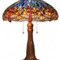Dragonfly Design Tiffany Styled Table Lamp