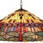 Dragonfly Design Tiffany Styled Hanging Lamp